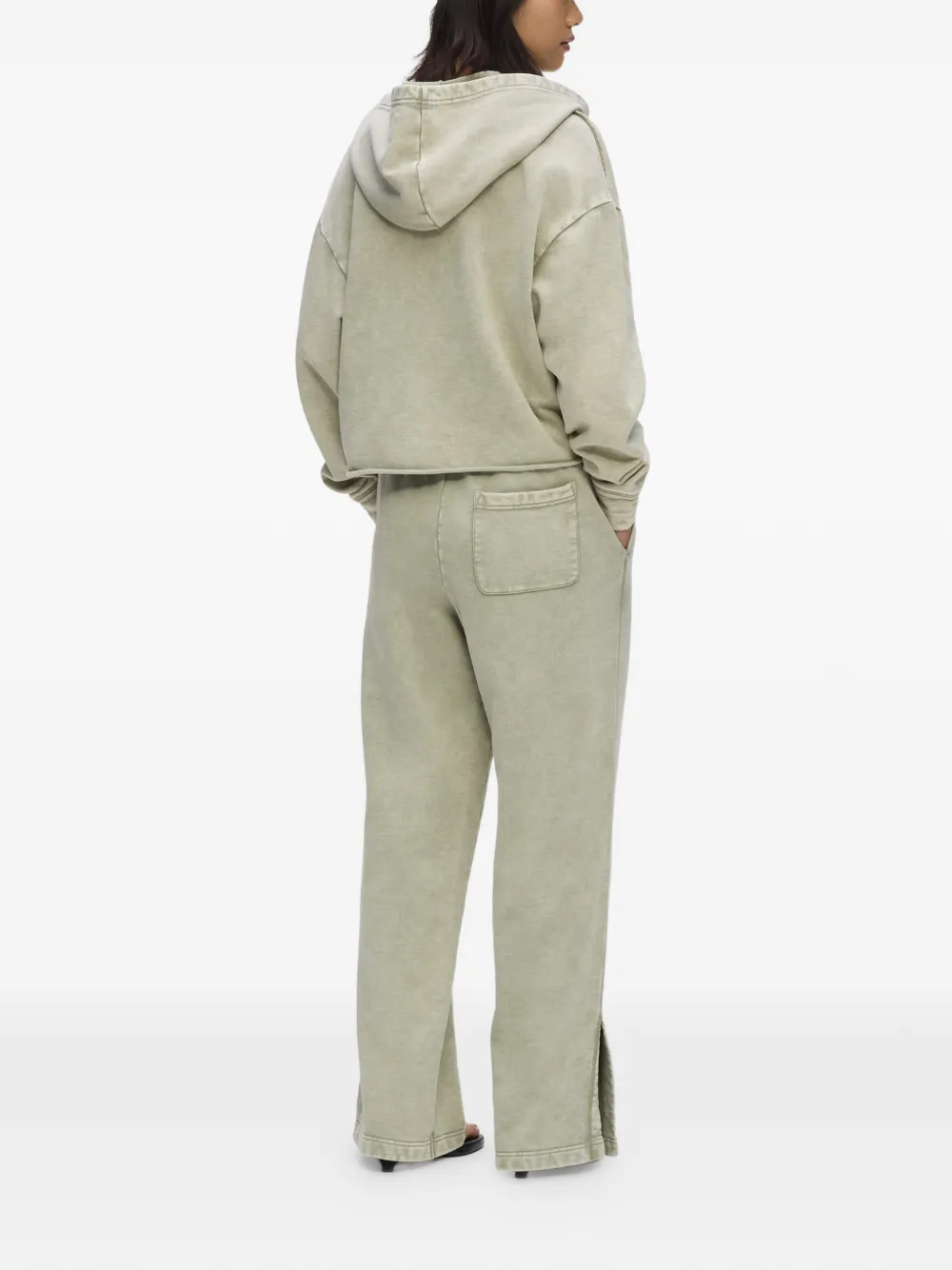 Karl Lagerfeld Jeans Trainingsbroek met patch Groen