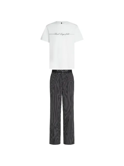 Karl Lagerfeld pijama Hotel Karl a rayas