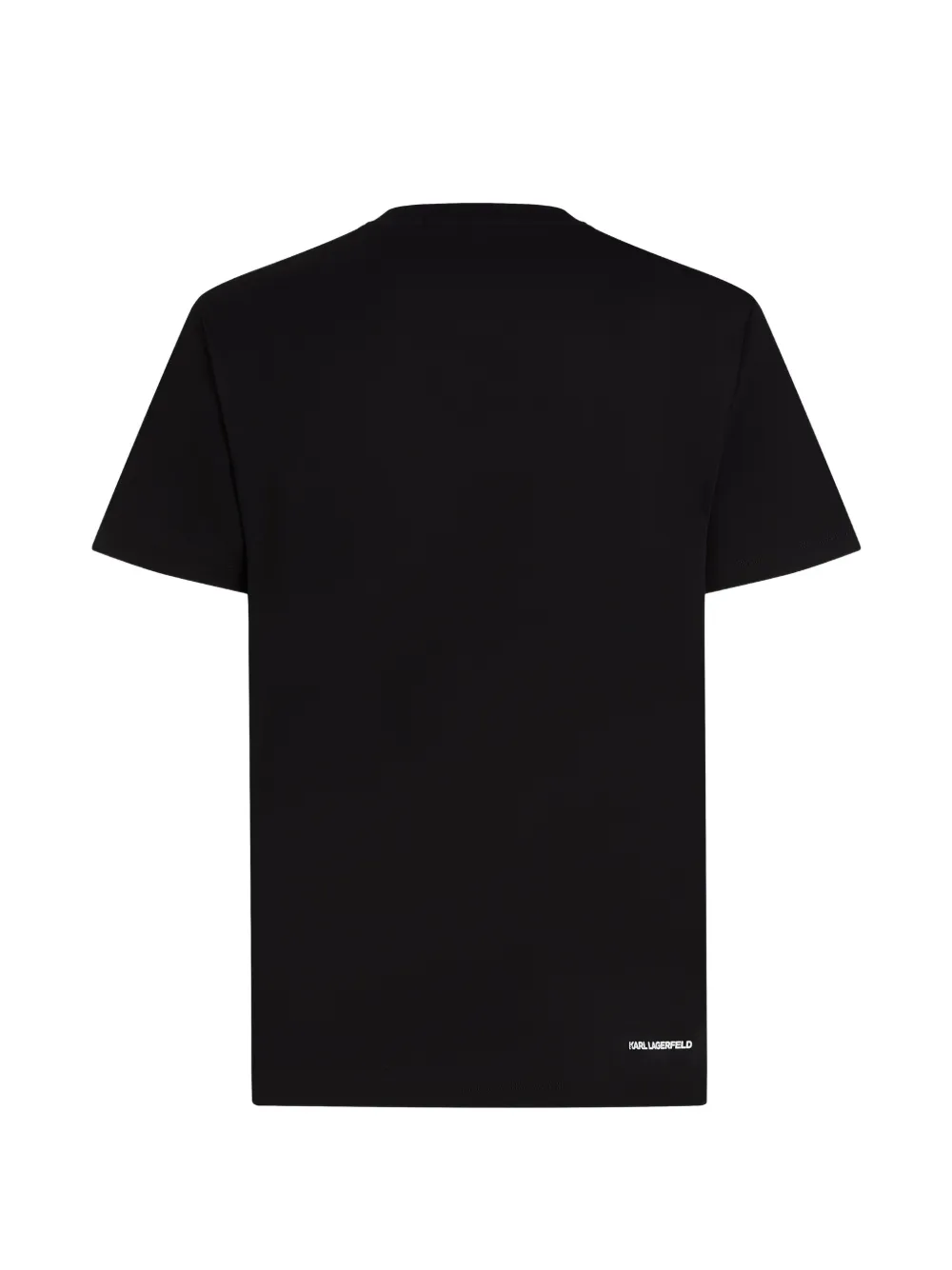Karl Lagerfeld T-shirt met logoprint Zwart