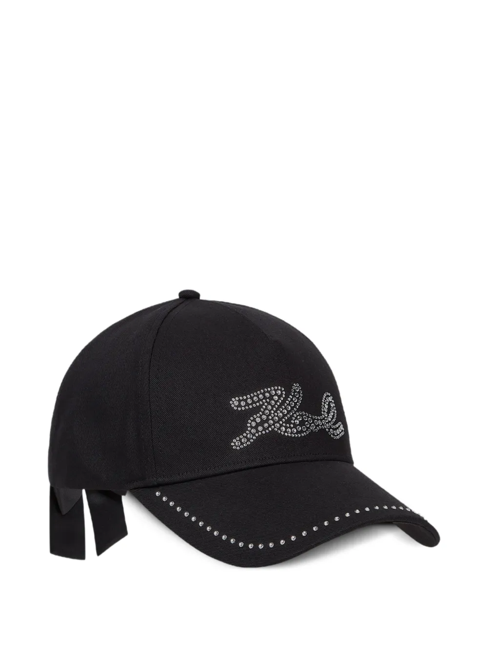 Karl Lagerfeld K/Signature Baseballkappe - Schwarz