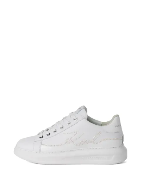 Karl Lagerfeld Kapri faux-pearl Signature sneakers