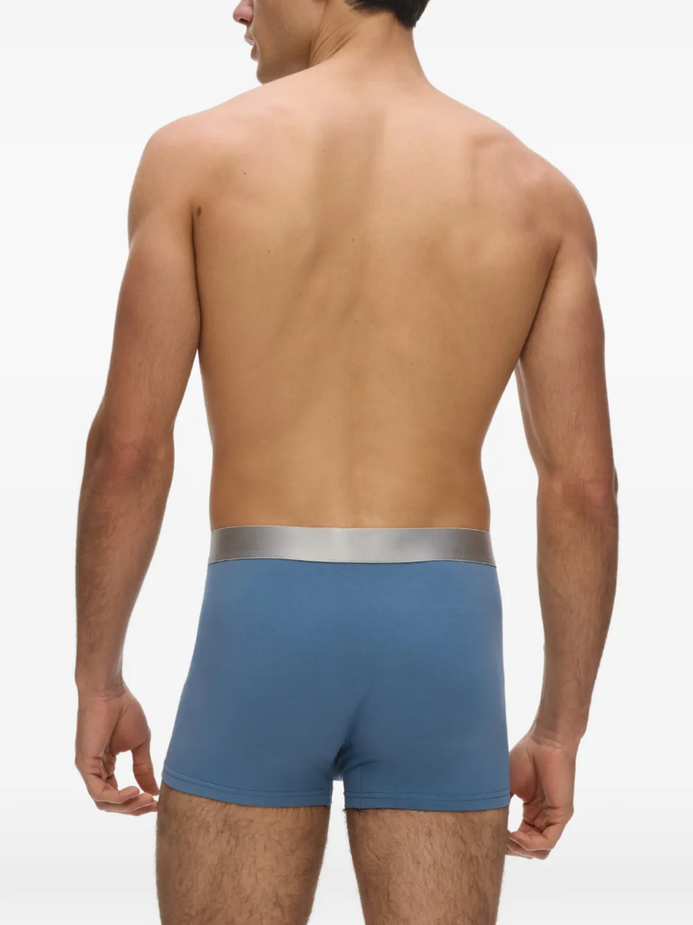 Karl Lagerfeld Drie boxershorts met logoband Blauw