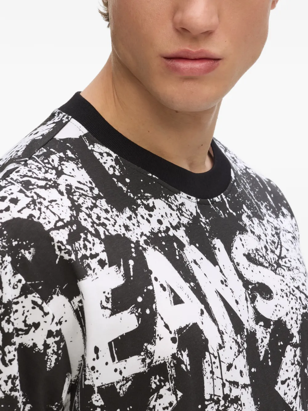 Karl Lagerfeld Jeans T-shirt met logoprint Zwart