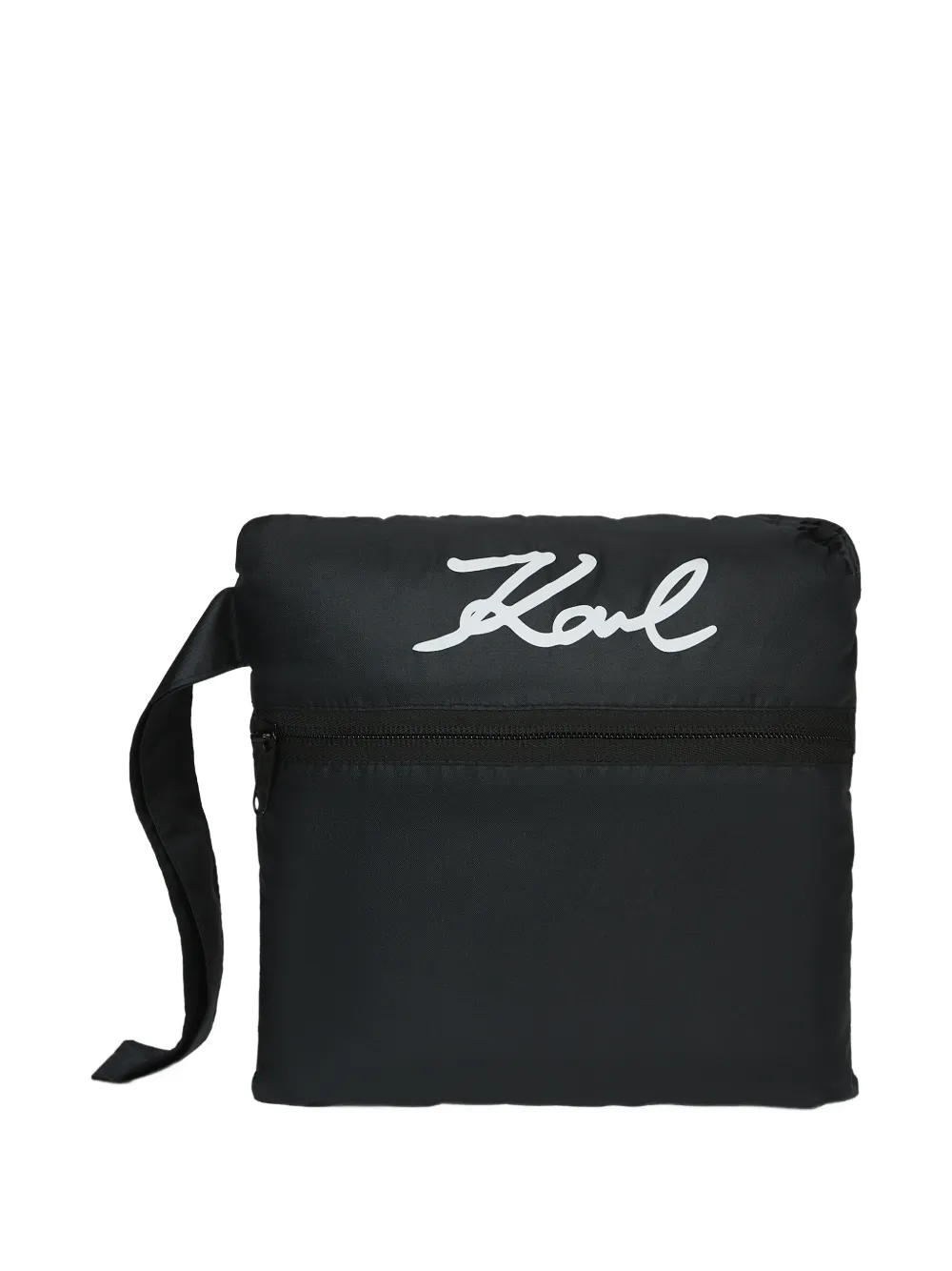 Karl Lagerfeld Poncho met capuchon Zwart