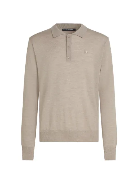 Karl Lagerfeld polo à manches longues