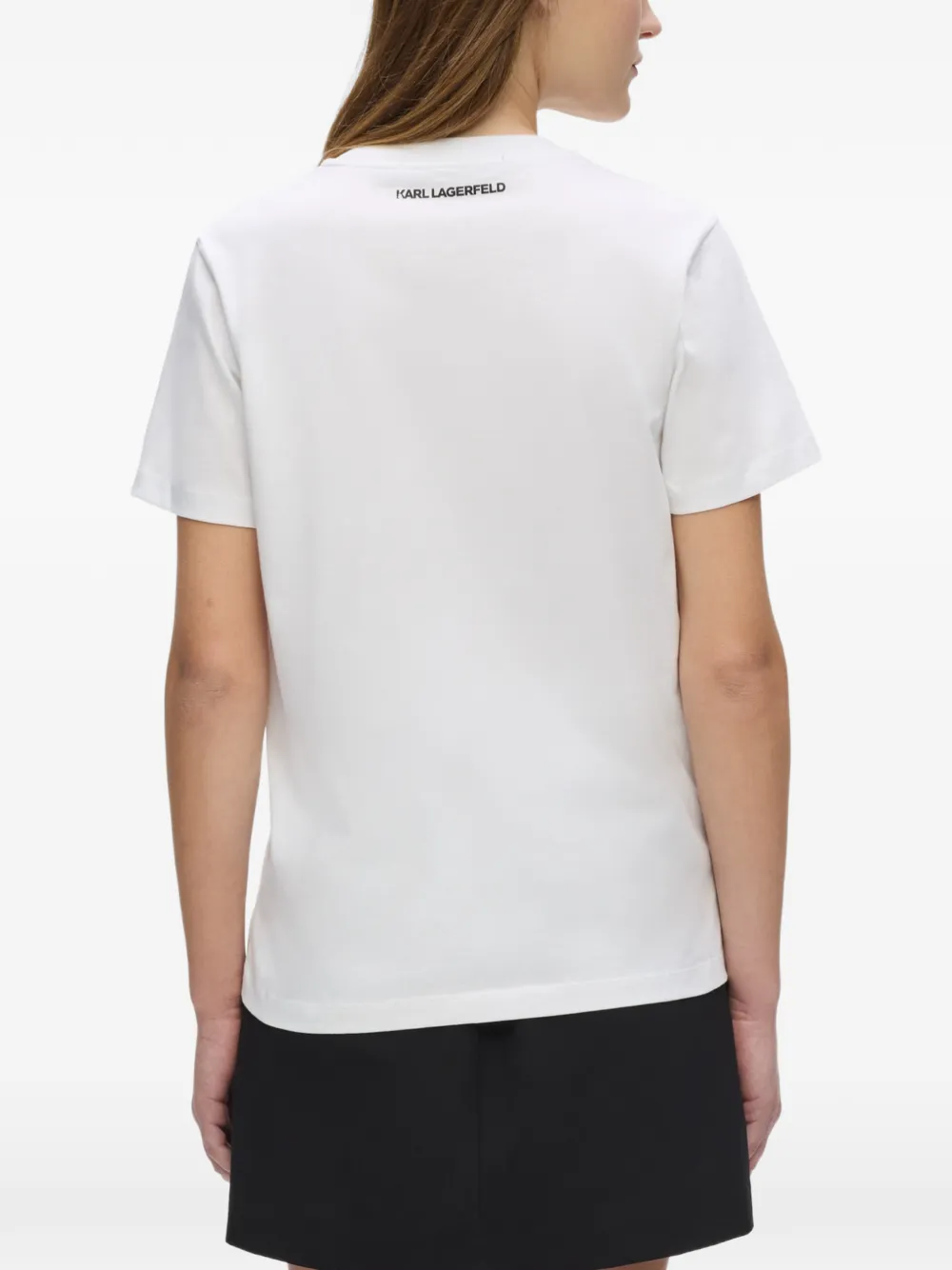 Karl Lagerfeld Ikon Choupette T-shirt Wit