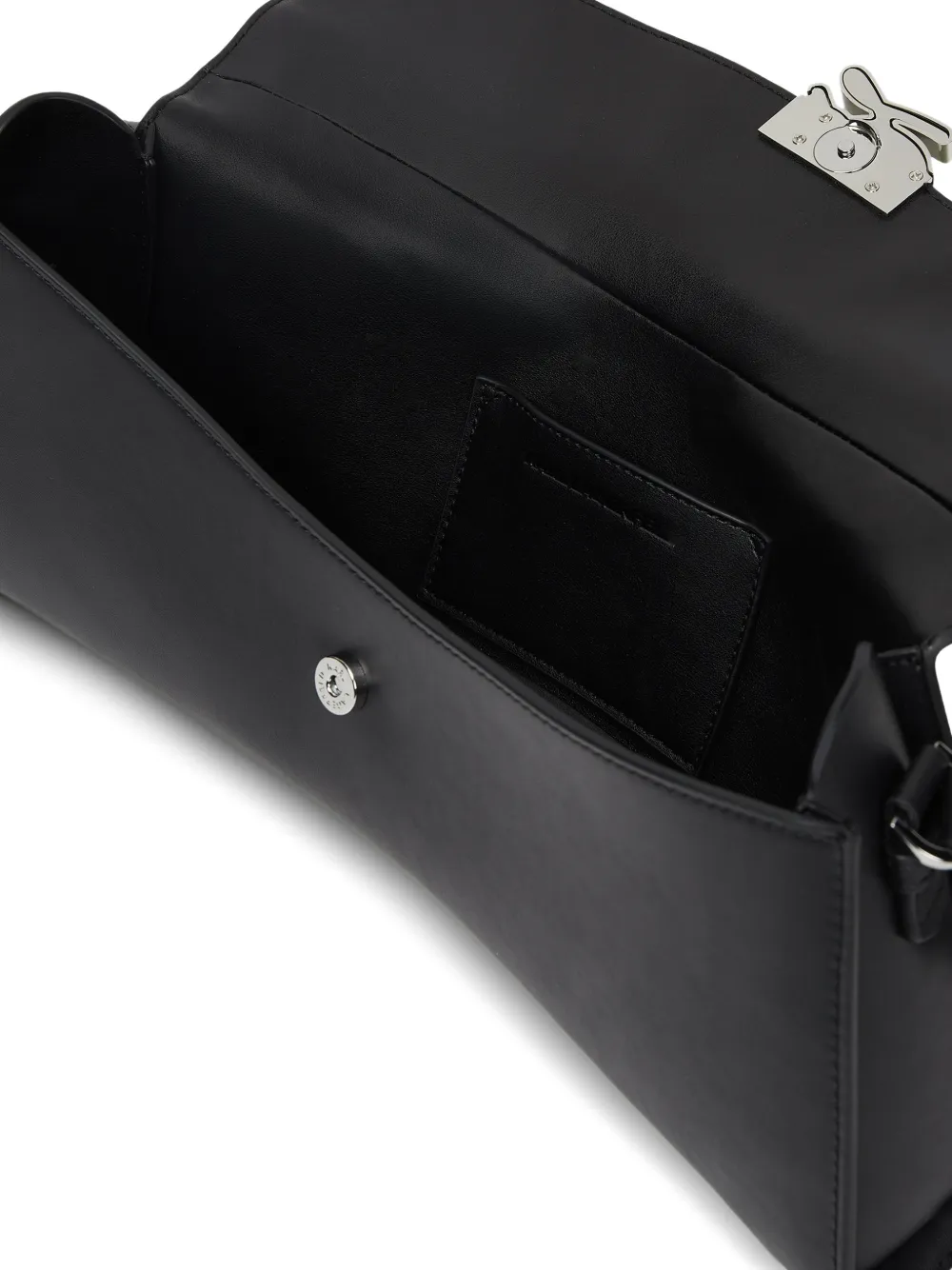 Karl Lagerfeld K Autograph Twist langwerpige schoudertas Zwart