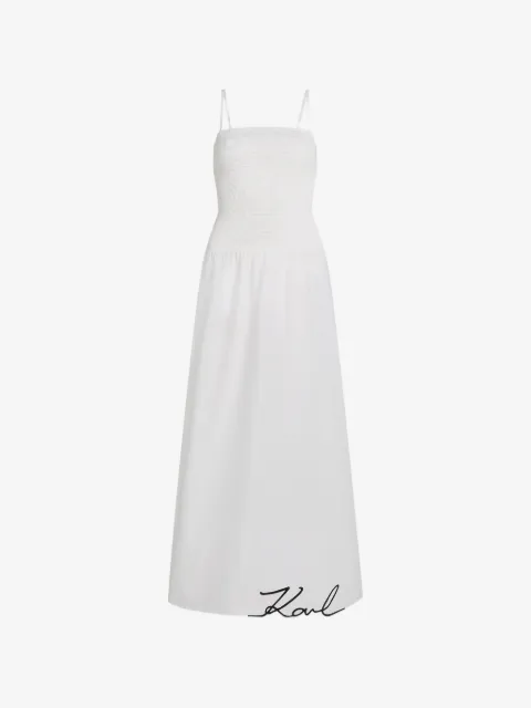 Karl Lagerfeld robe de plage à fronces