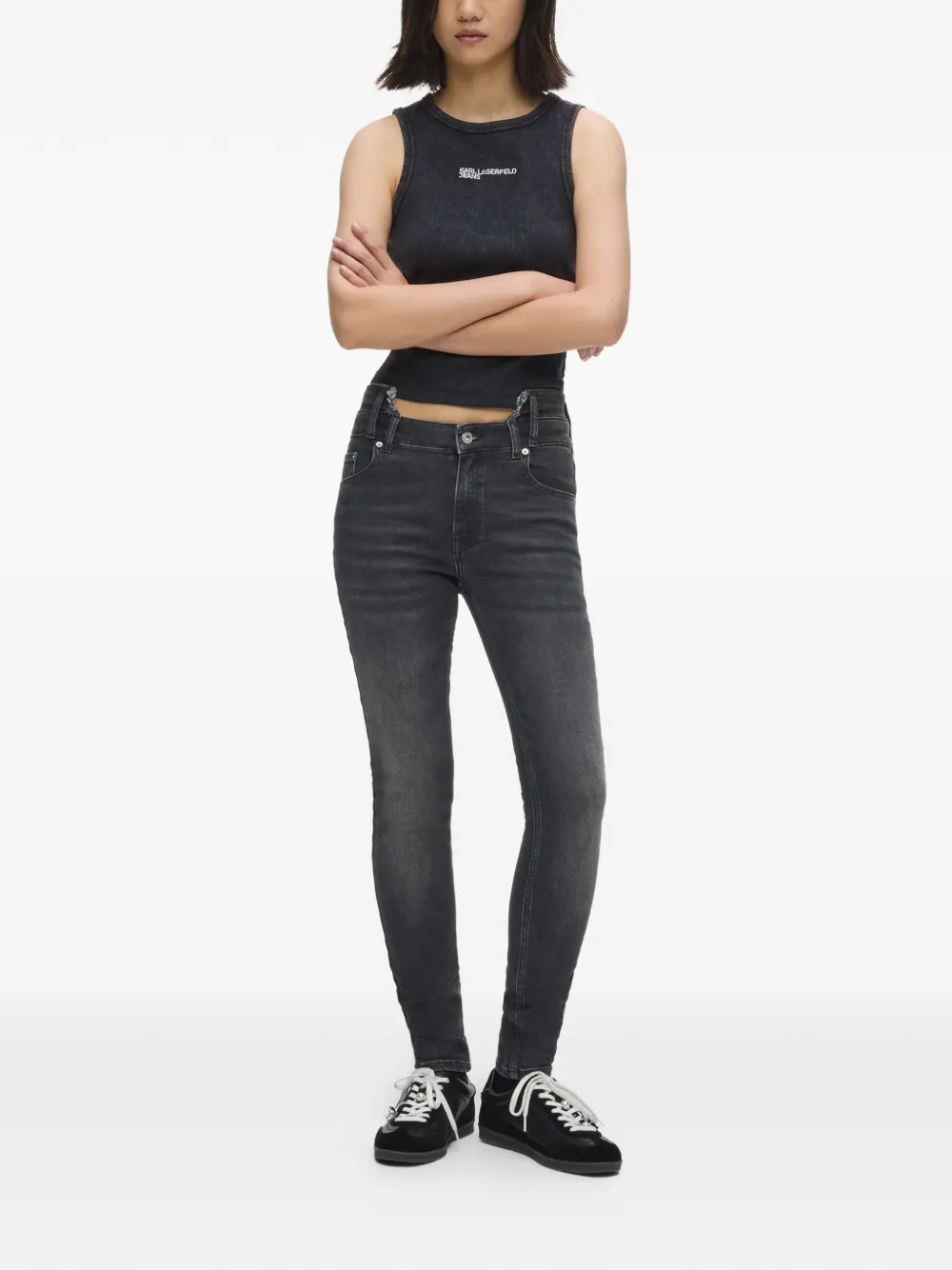 Karl Lagerfeld Jeans Skinny jeans Grijs