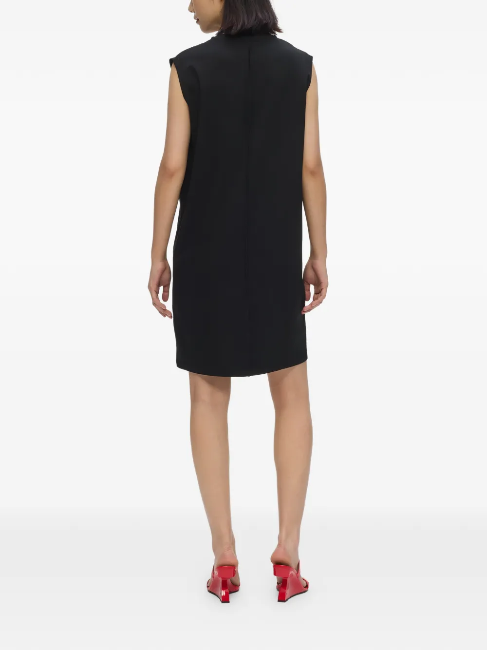 Karl Lagerfeld Jeans Mini-jurk met zoomdetail Zwart