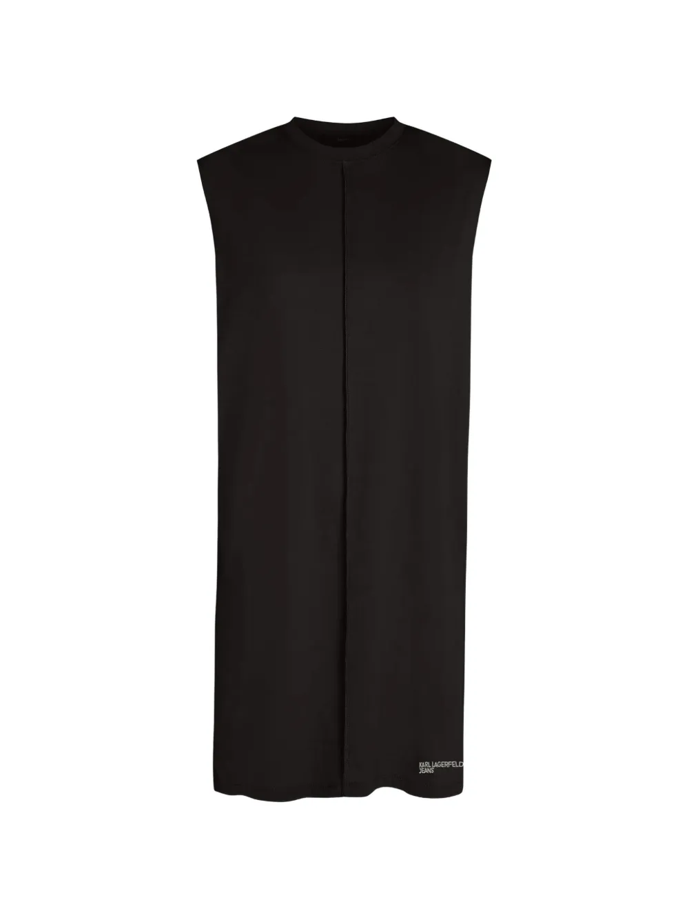 Karl Lagerfeld Jeans Mini-jurk met zoomdetail Zwart