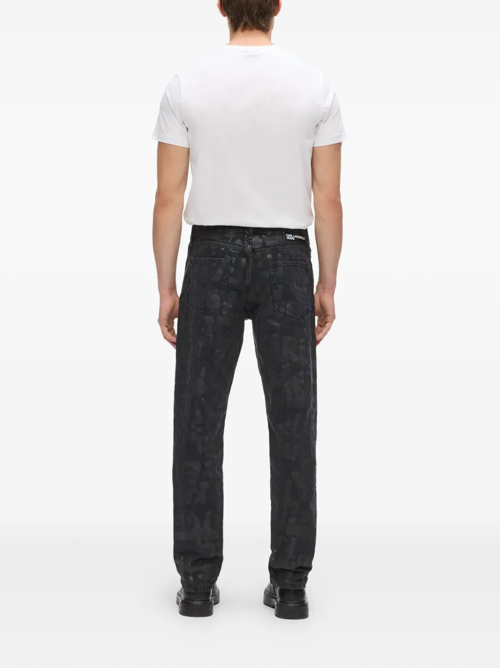 Karl Lagerfeld Jeans met logoprint Zwart