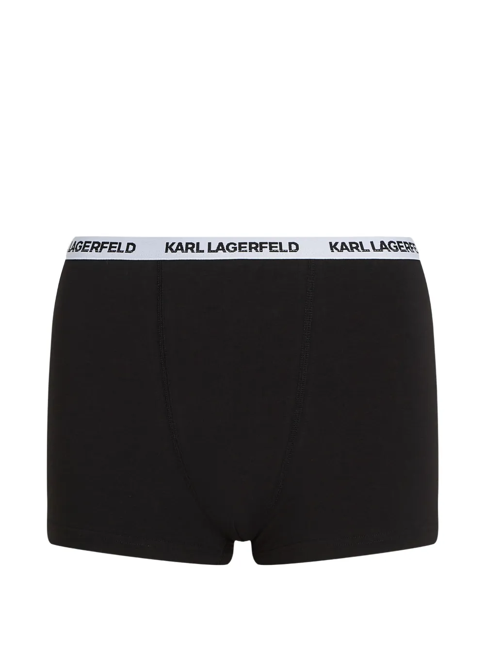 Karl Lagerfeld Essential logo-detail cotton boxer shorts - Nero