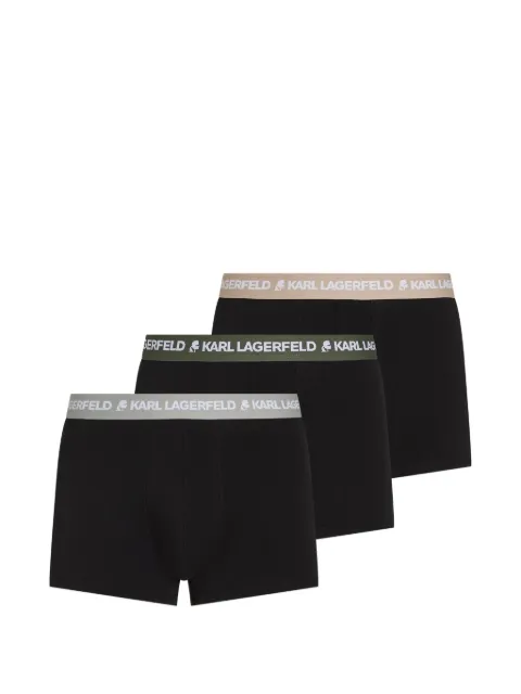 Karl Lagerfeld logo-waistband boxers (set of three)