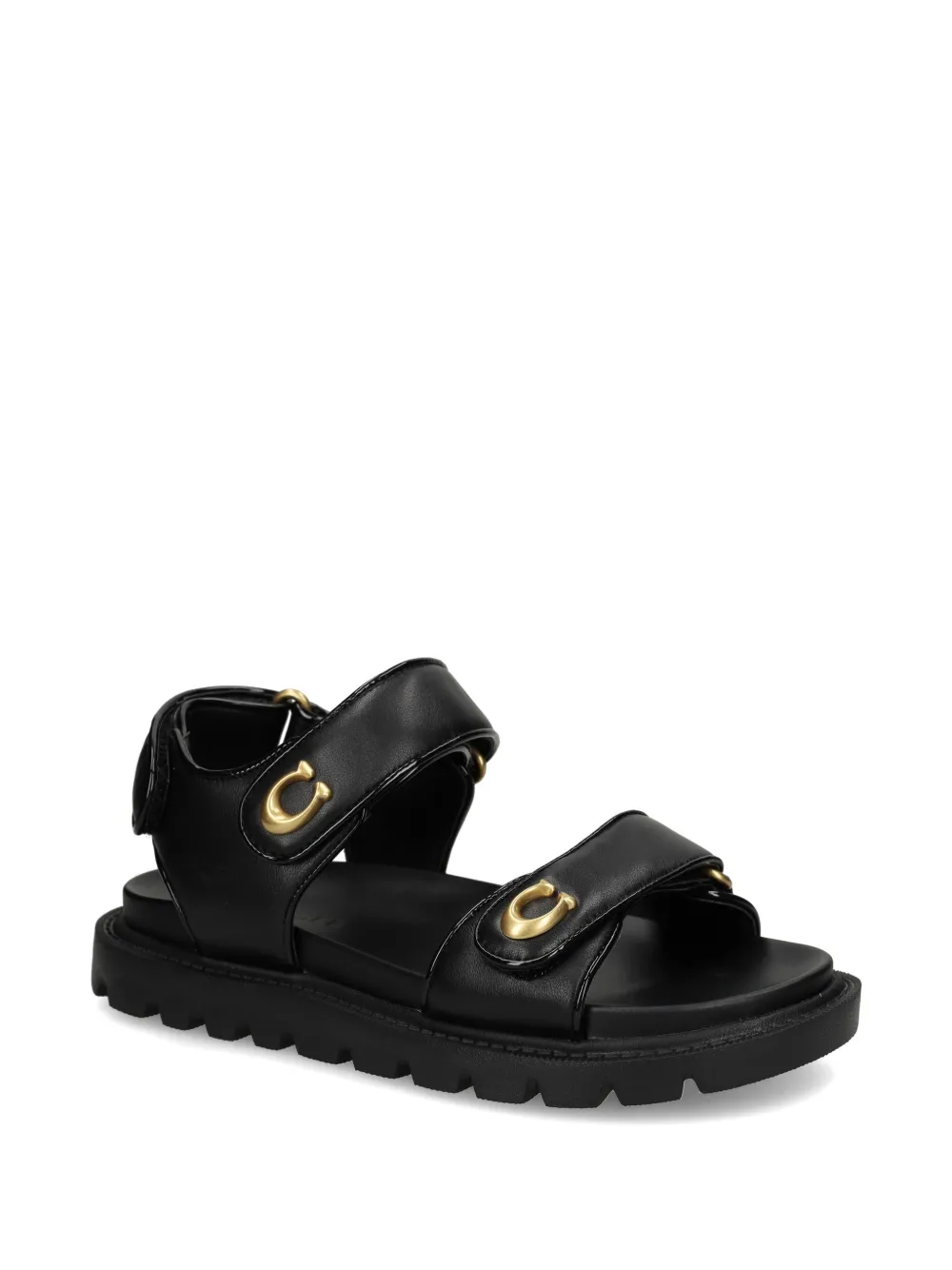 Coach Brynn logo-detail sandals Zwart