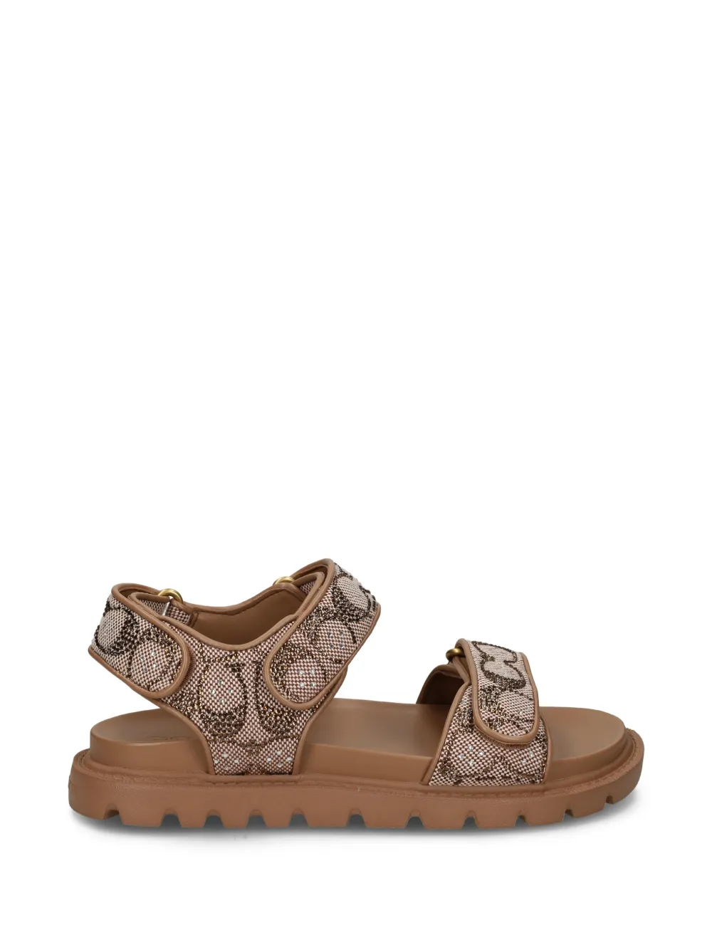 Coach Brynn logo sandals - Toni neutri