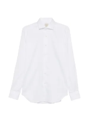 【美品クリーニング済】FINAMORE NapoliホワイトポプリンシャツM Finamore 1925 Napoli リネンシャツ | ホワイト | FARFETCH JP