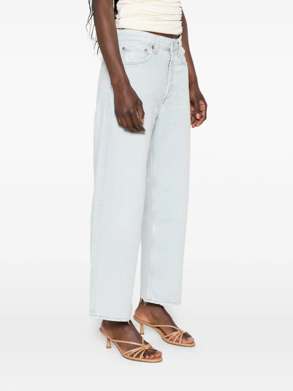 Citizens of Humanity Arc jeans met gerafelde afwerking Blauw