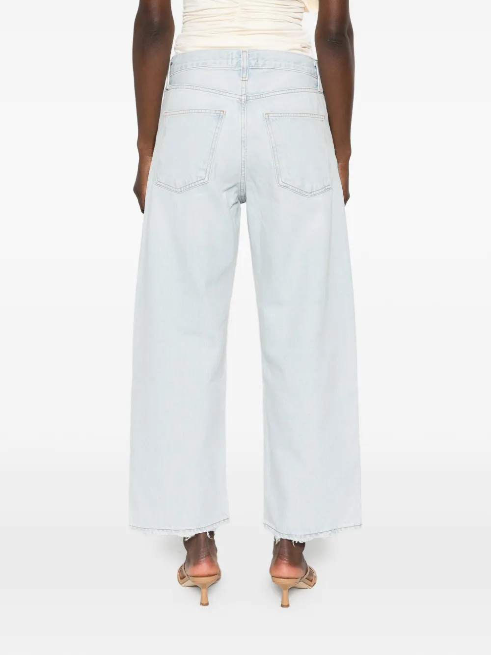Citizens of Humanity Arc jeans met gerafelde afwerking Blauw