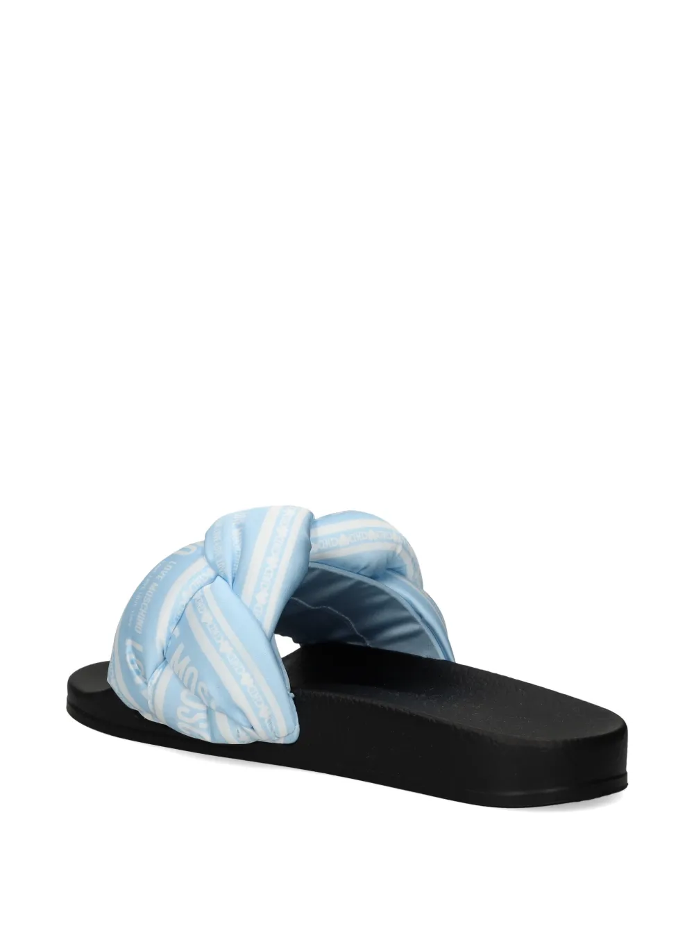 Love Moschino printed flip flops Blauw