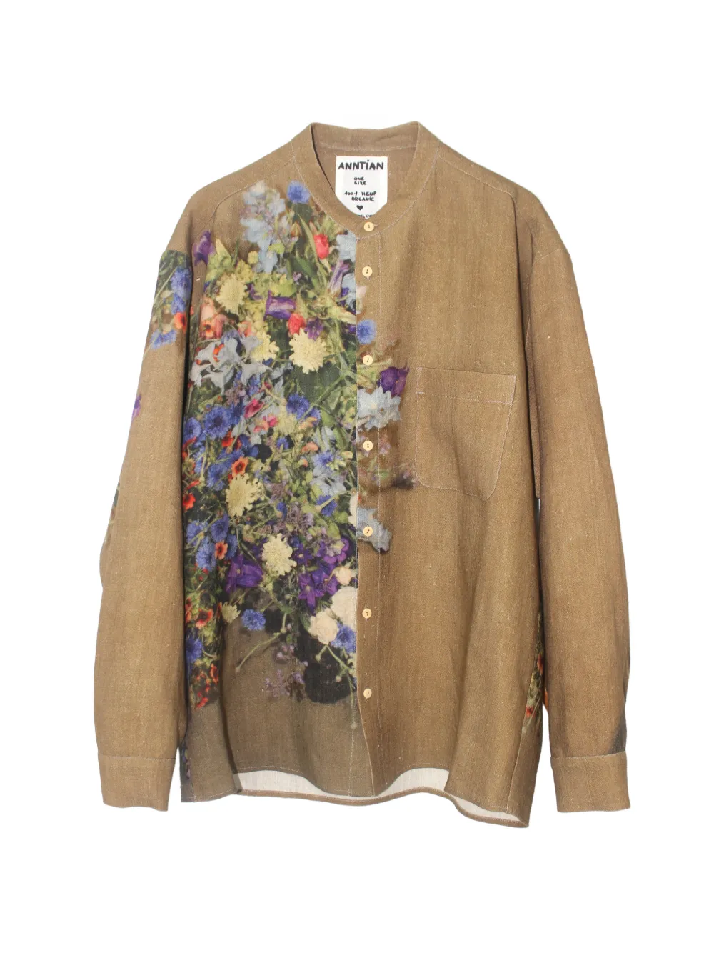 Anntian floral-print shirt | Brown | Image 1