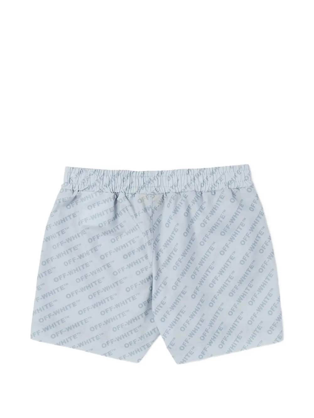 Off-White Kids Shorts met logo-patroon Blauw