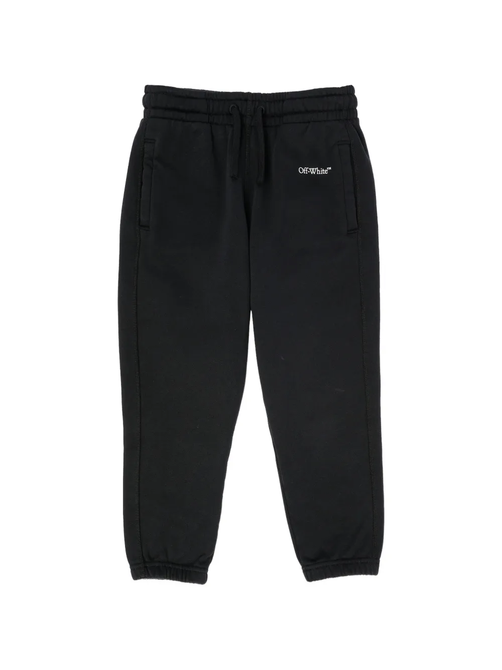 Off-White Kids Bookish Diag track pants - Black