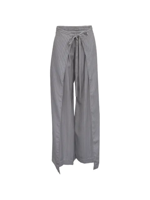 Chloé Vintage 2022 striped wide leg trousers