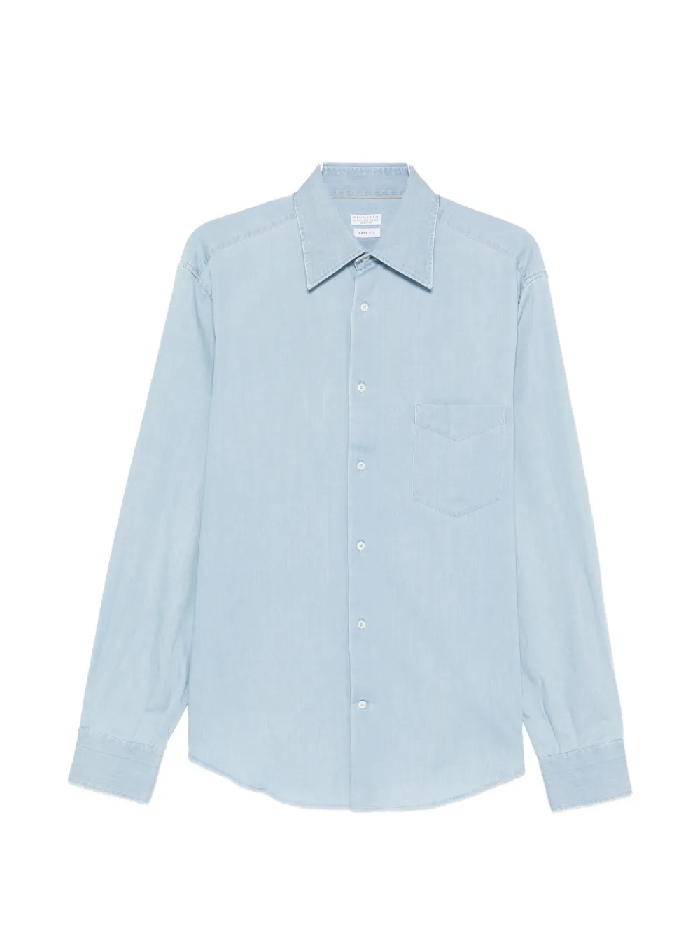 Brunello Cucinelli pocket shirt - Blu