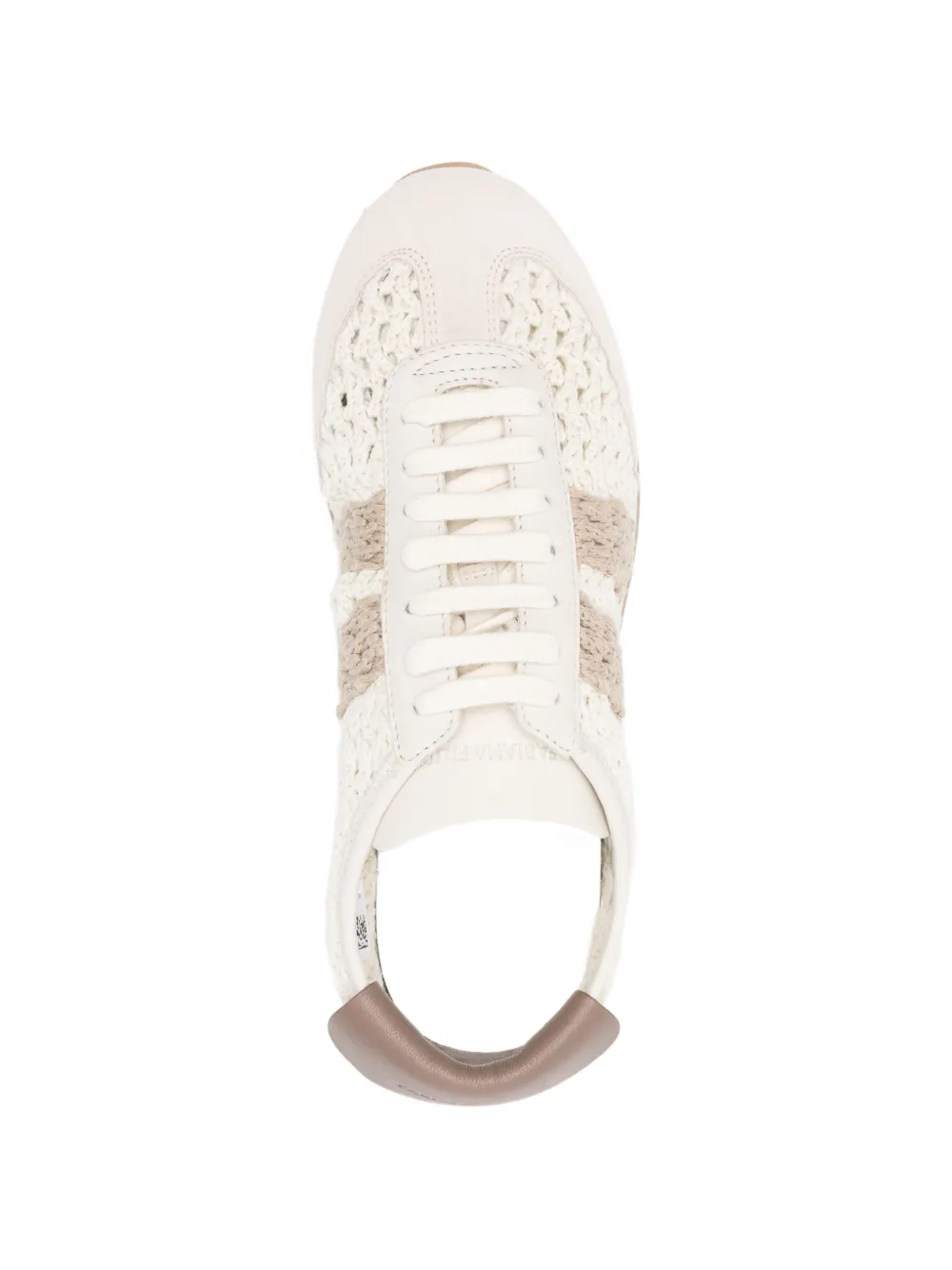 Fabiana Filippi knitted sneakers Beige