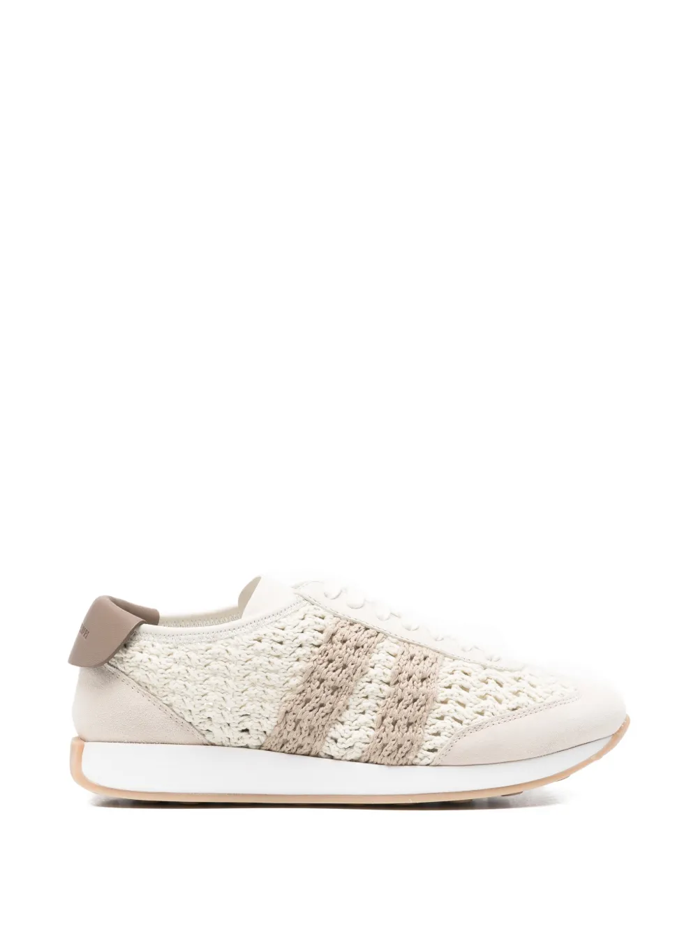 Fabiana Filippi knitted sneakers Beige