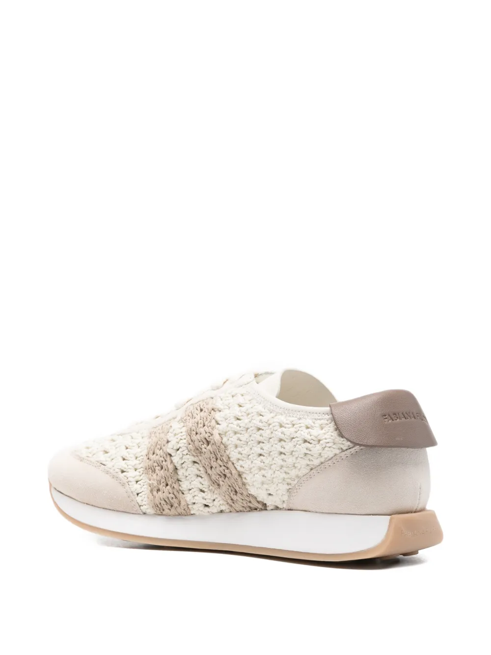 Fabiana Filippi knitted sneakers Beige