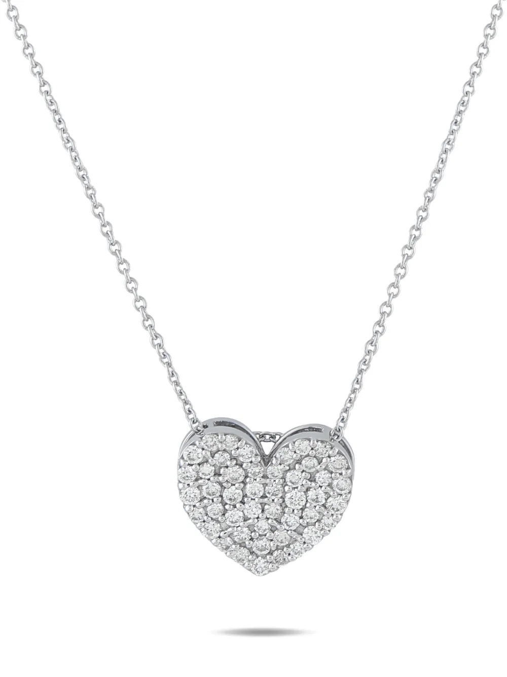 LB Exclusive heart diamond necklace - Argento