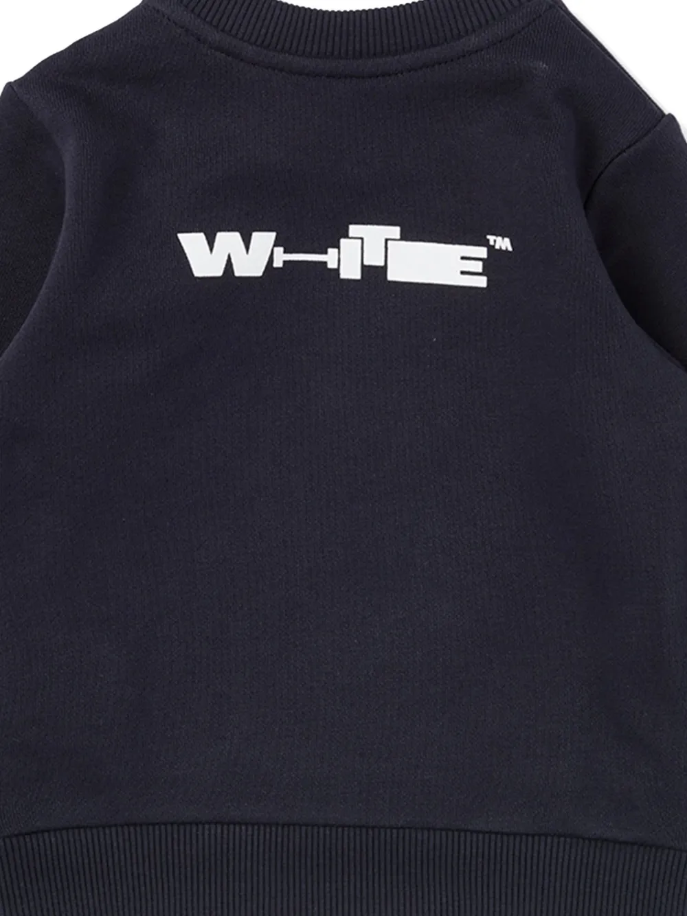 Off-White Kids Type sweater Blauw