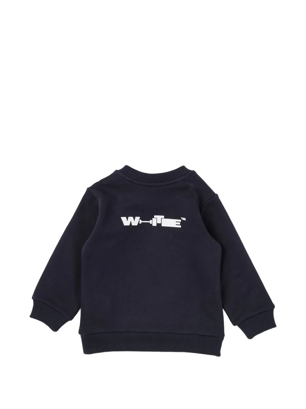 Off-White Kids Type sweater Blauw