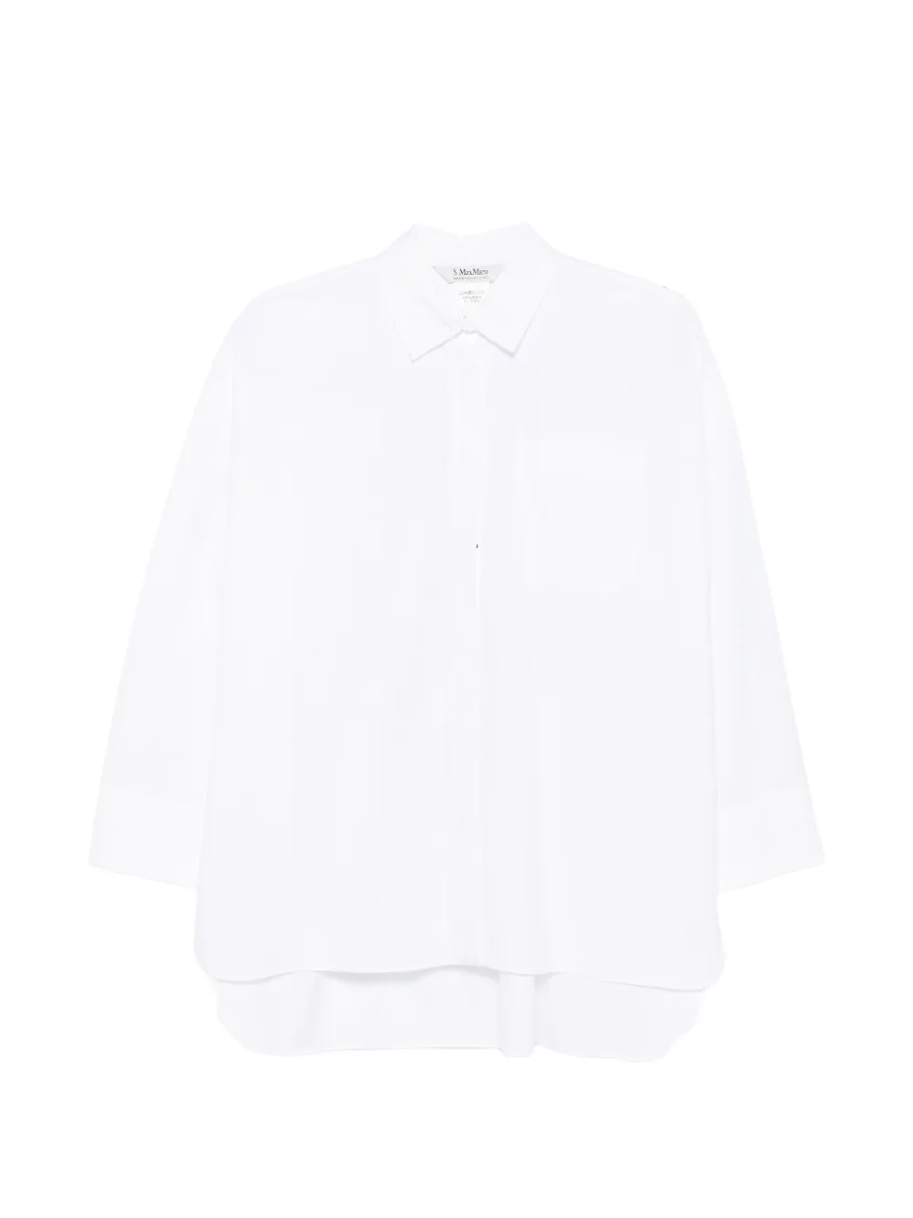 Max Mara pocket cotton shirt - Bianco