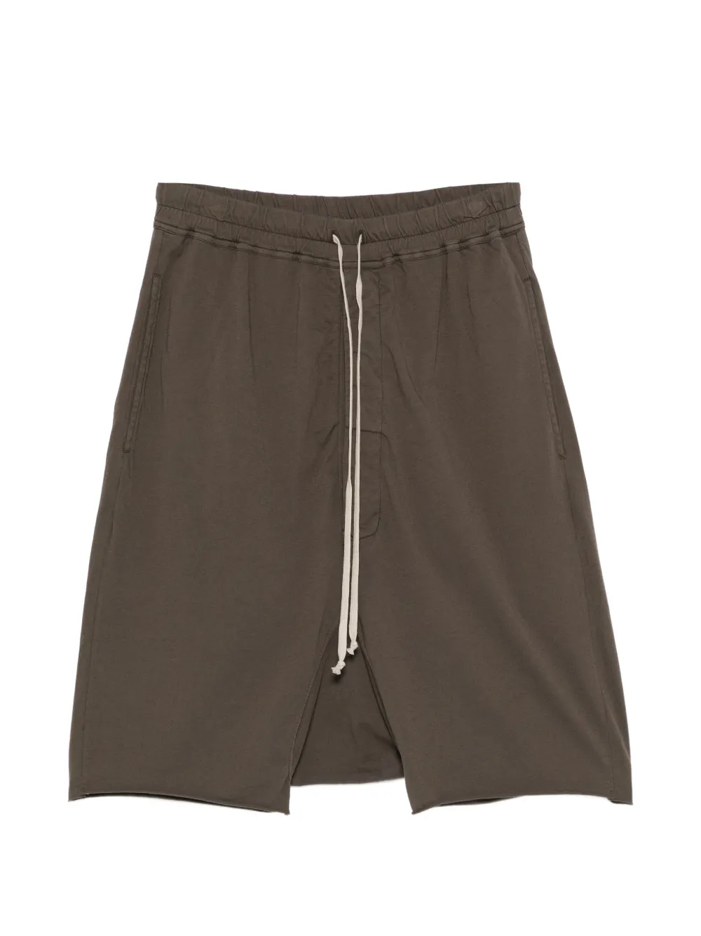 Rick Owens DRKSHDW drawstring split shorts - Marrone
