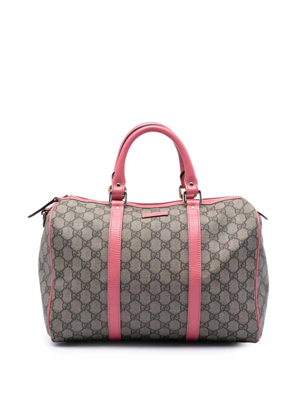 Gucci Pre-Owned 2016-2026 Medium GG Supreme Joy boston bag - Rosa