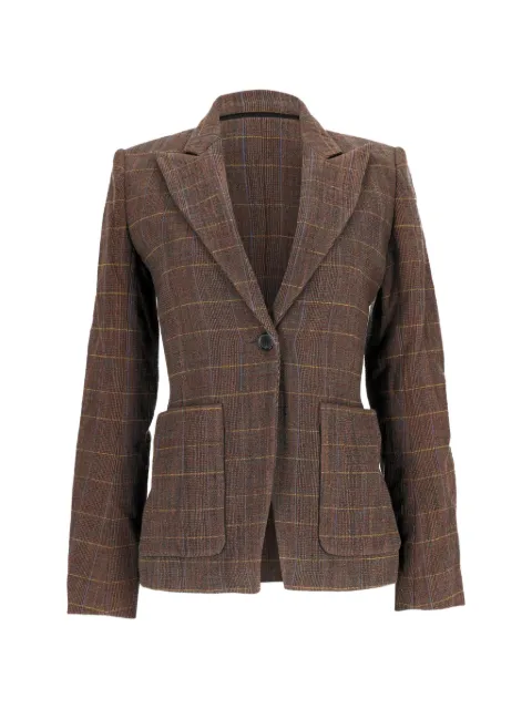Chloé Vintage 2023 checkered blazer