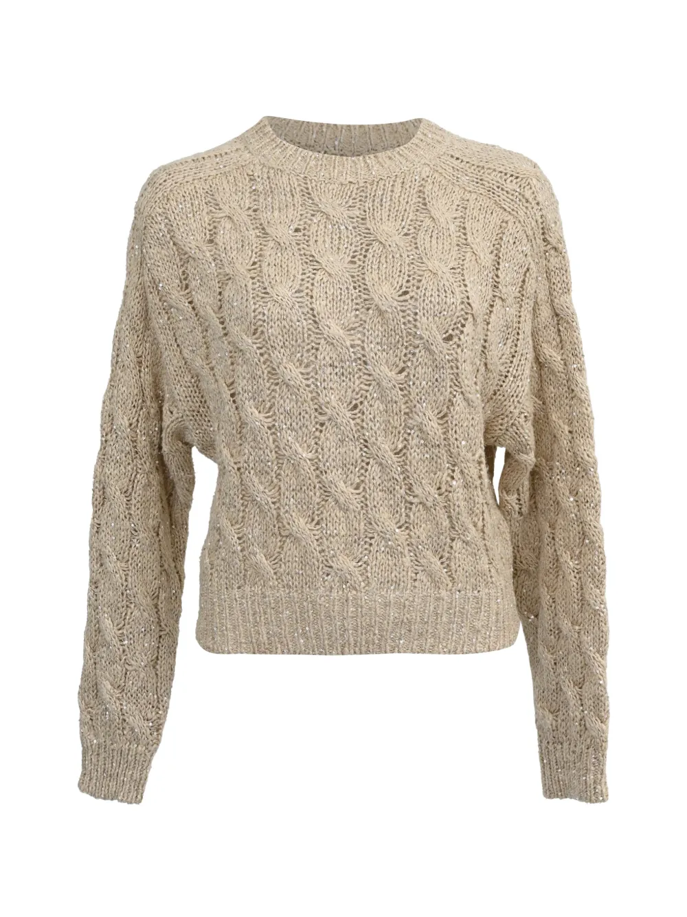Brunello Cucinelli Vintage cable-knit jumper - Toni neutri