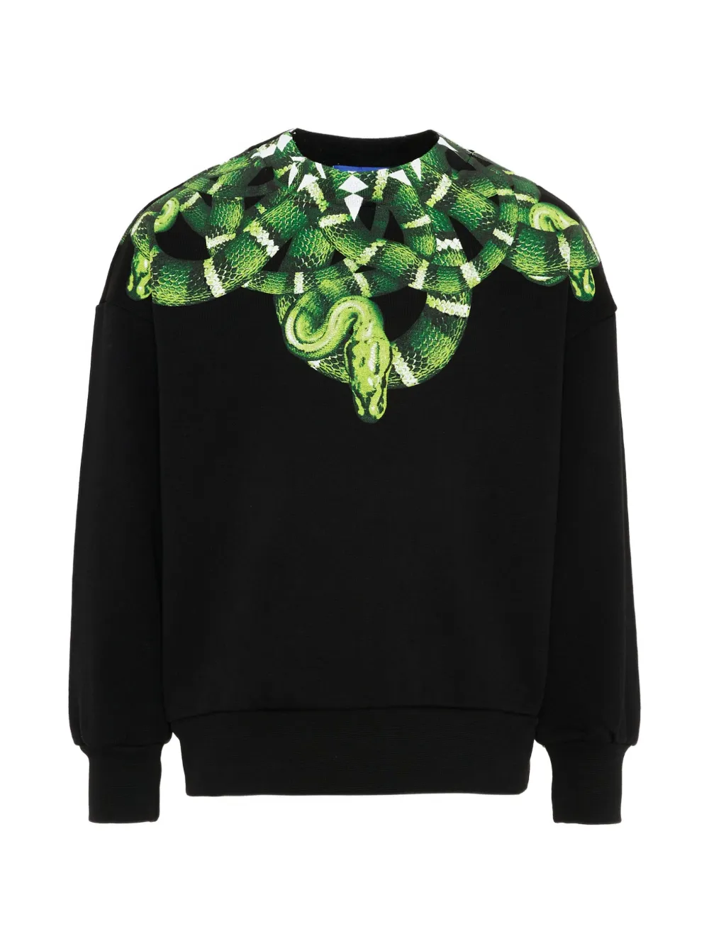 COUNTY OF MILAN snake crew-neck sweatshirt - Nero