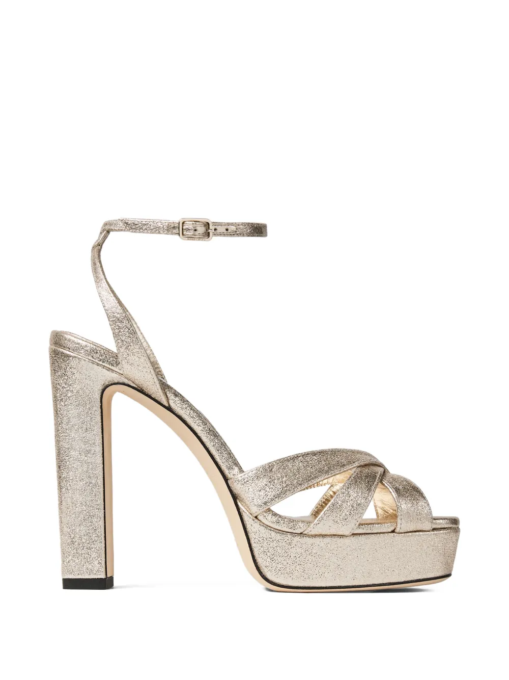 Jimmy Choo Kove sandalen met plateauzool Goud
