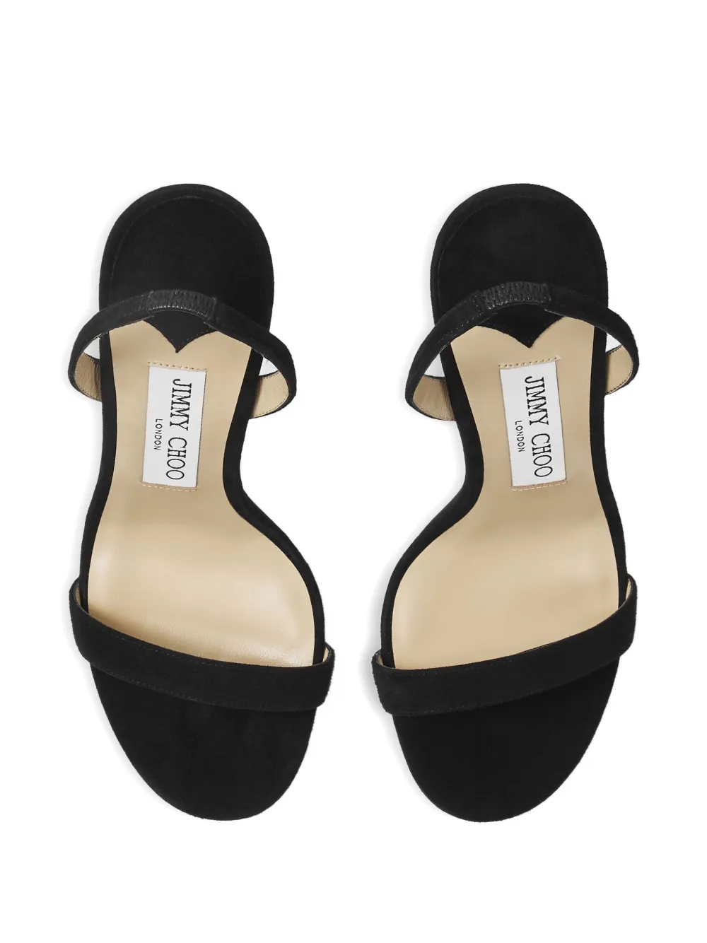 Jimmy Choo Jenn sandalen met bandje Zwart