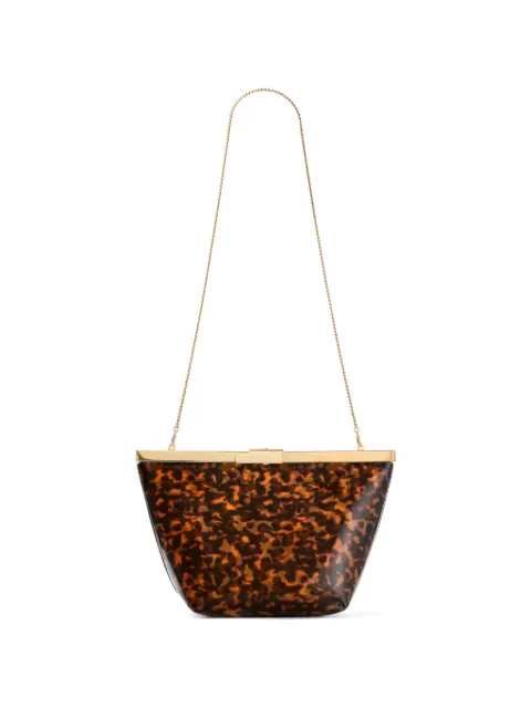 Jimmy Choo Clutch Ganache con effetto tartarugato