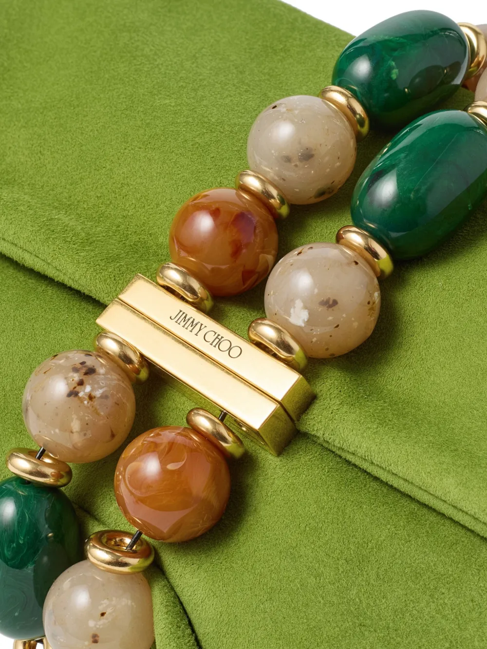 Jimmy Choo Zandra clutch Groen
