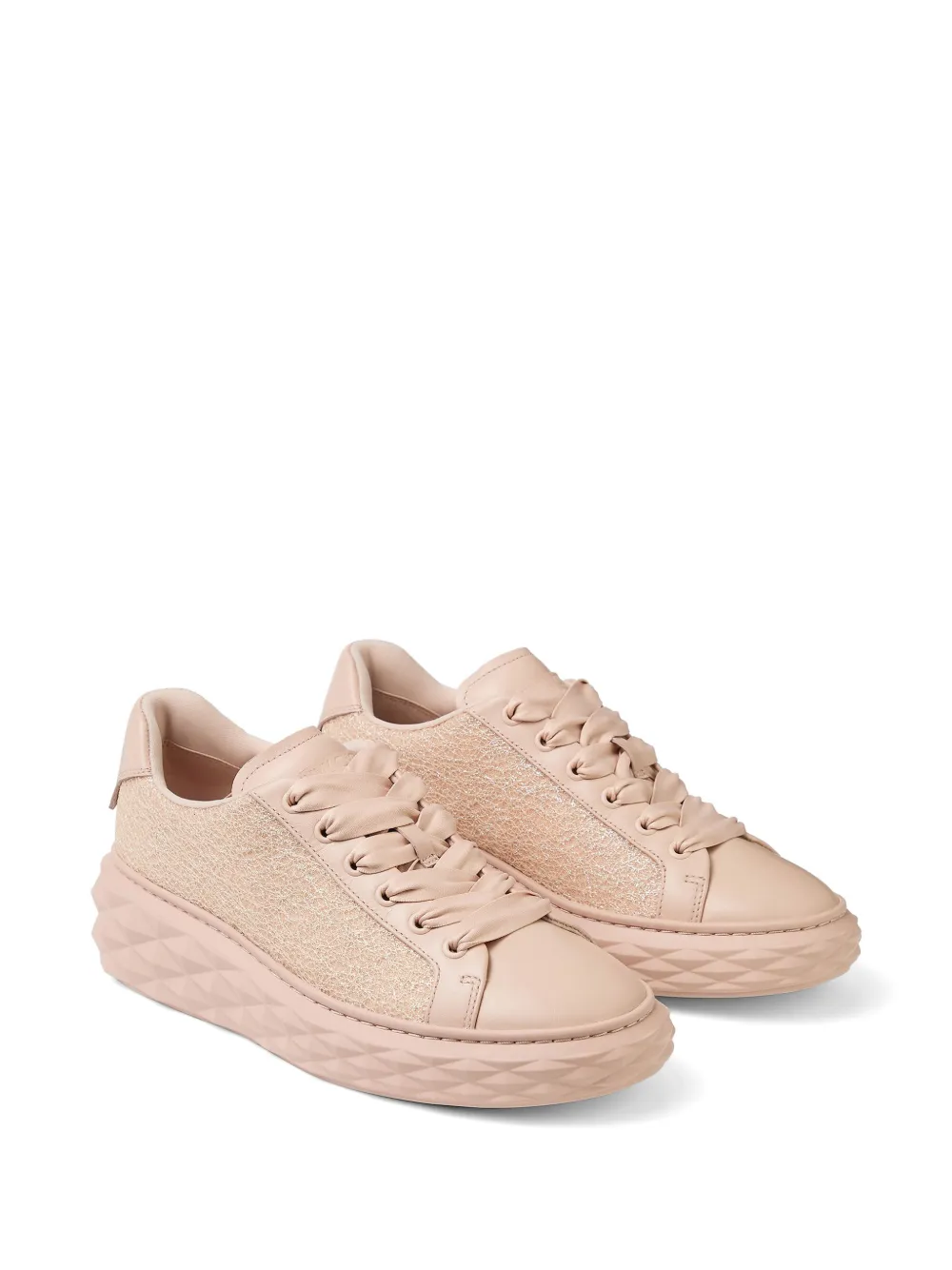 Jimmy Choo Diamond Light Maxi sneakers Roze