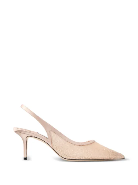 Jimmy Choo Love 65 point toe slingback pumps