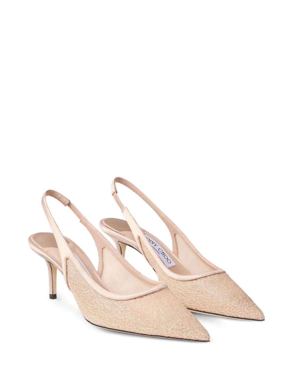 Jimmy Choo Love slingback pumps met puntige neus Roze
