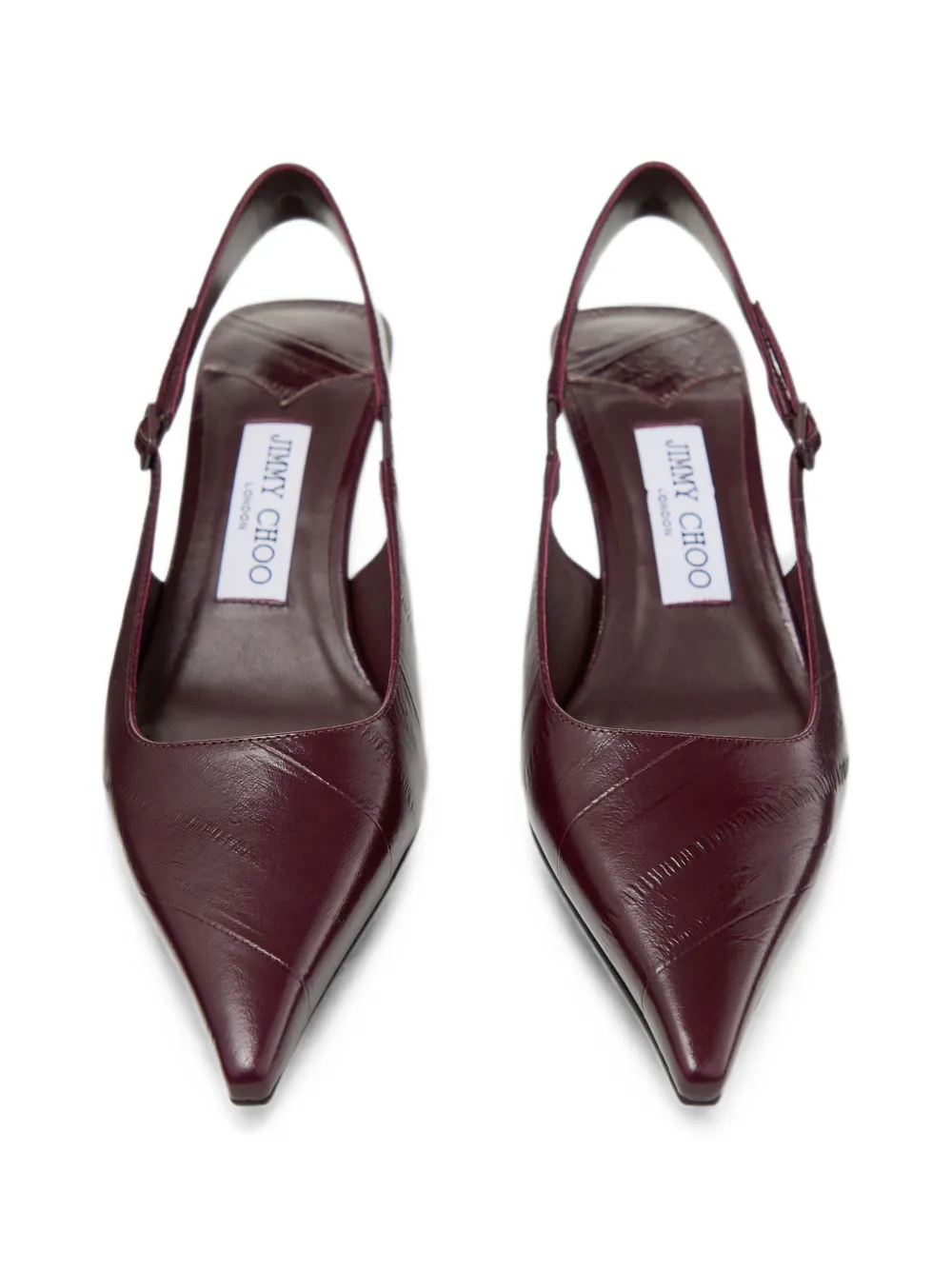 Jimmy Choo Amel slingback pumps Rood