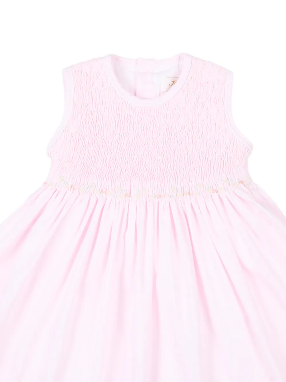 KIDIWI Mouwloze jurk met strik Roze